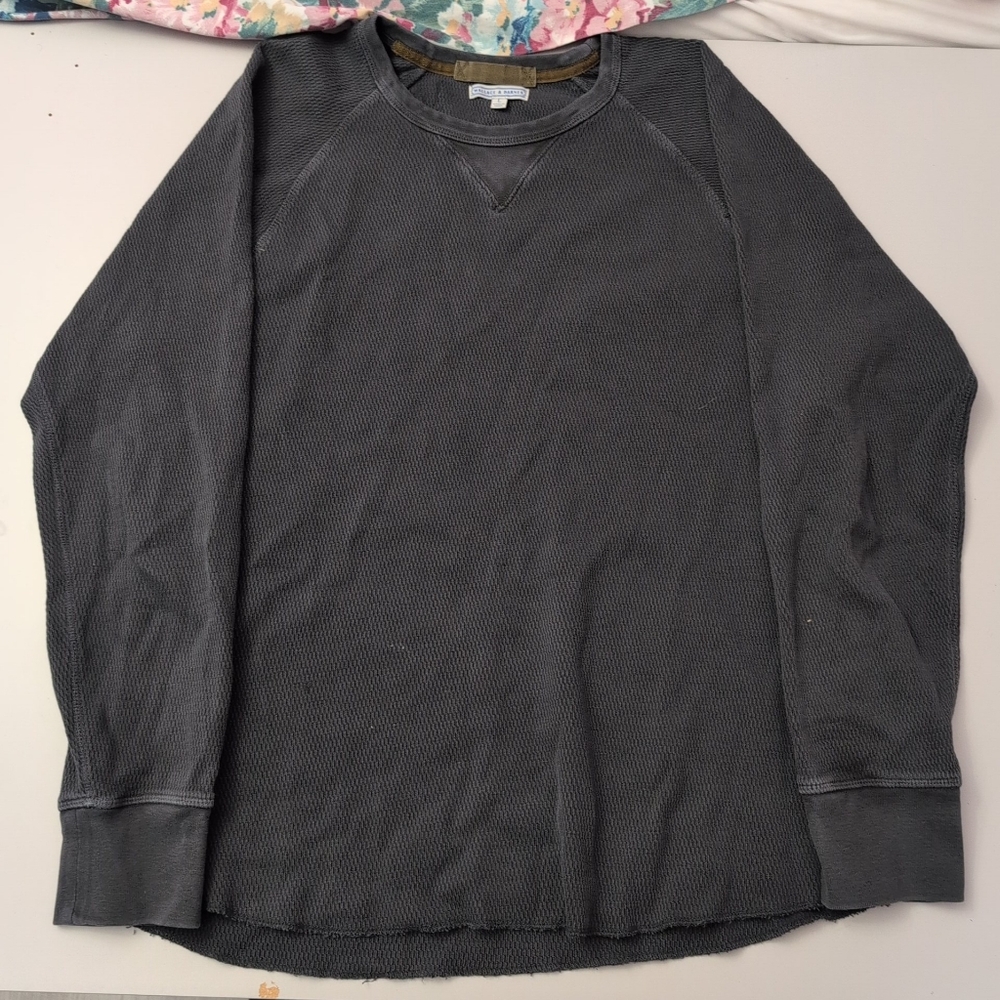 Wallace & Barnes Gray Crewneck Sweater